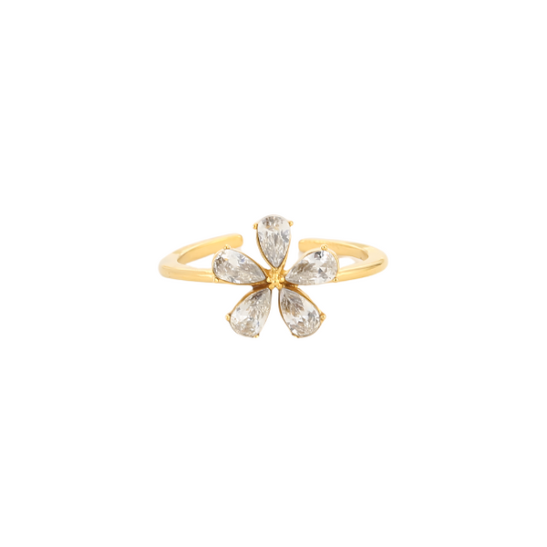 Ring Crystal Flower