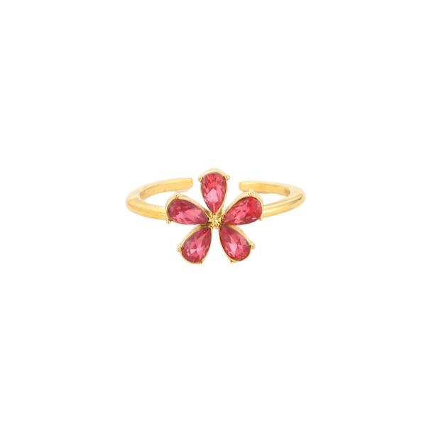 Ring Crystal Flower