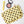 Laad afbeelding in galerie, Make Up Tasje Polka Dots - Geel Bruin
