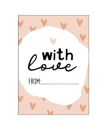 Card "With Love From......"