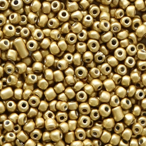 2mm Rocailles Dark Champagne Gold