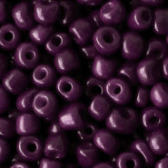 4mm Rocailles Aubergine Purple