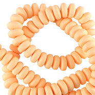 Polymer Beads Rondelle 7mm Sunset Orange - 110 pcs