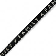 Ribbon - Family Black/Grey (per meter)
