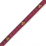 Ribbon - Good Times Purple/Pink(per meter)