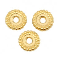 DQ Metal Bead Disc Deco Spacer 8mm Gold