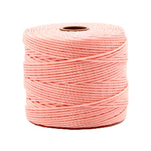Nylon S-Lon thread 0.6mm Peach (per meter)