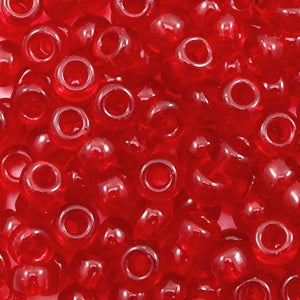 Miyuki Rocailles 6/0 Transparent Ruby Red