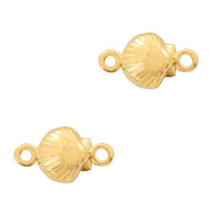 DQ Charm Connector Shell Gold