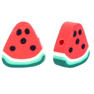 Polymer Beads Watermelon 5 pcs