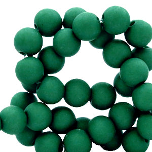 Acrylic beads 6mm For Green 50 pcs