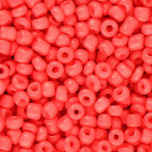 3mm Rocailles Coral Red