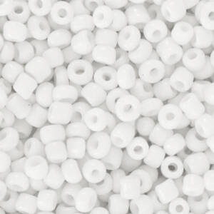 3mm Rocailles White