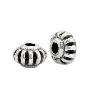 DQ Metal Bead Deco 8mm Silver