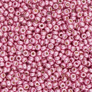 Miyuki Rocailles 11/0 Duracoat galvanized hot pink