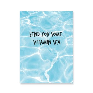 Kaartje "Send You Some Vitamin Sea"