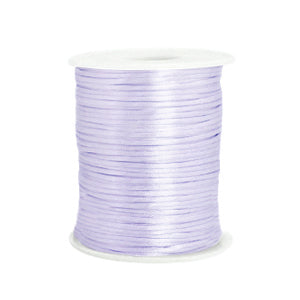 Satin thread 1.5mm Pastel Purple (per meter)