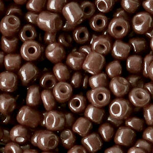 4mm Rocailles Chocolate Brown