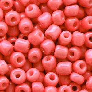 4mm Rocailles Salmon Red