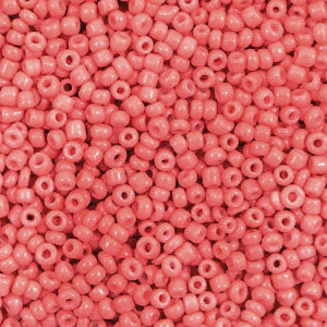 2mm Salmon Rose Seed Beads