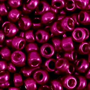 4mm Rocailles Metallic Shine Azalea Pink