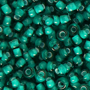 4mm Preciosa Manor Green Seed Beads