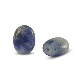 Natural Stone Bead Oval Sodalite And Microcline 8mm
