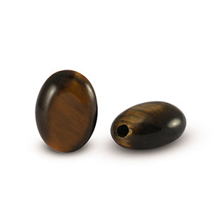 Natural Stone Bead Oval Tiger Eye 8mm