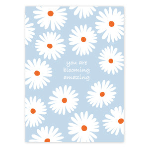Card "You are blooming amazing"