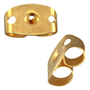 Earring Stoppers (stainless steel) Gold