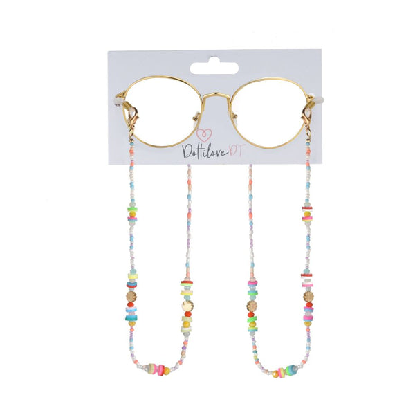 Glasses Cord - Golden Daisy Pink