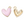 Load image into Gallery viewer, BQ Charm Heart Pink Gold
