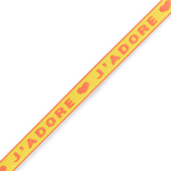 Ribbon - J'adore Yellow/Orange (per meter)