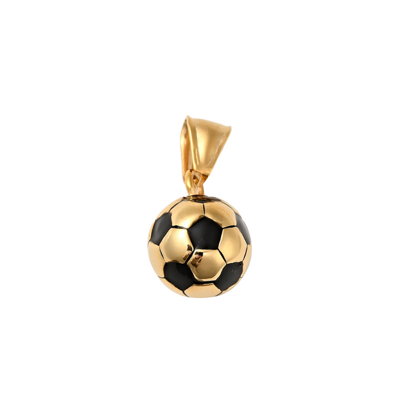 Bedel Voetbal Stainless Steel Goud - 1 stuk