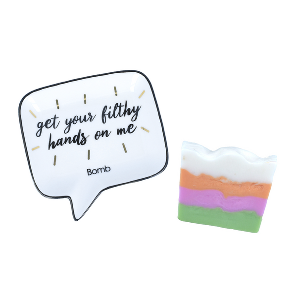 Gift Set Soap & Dish - Get Your Filthy Hands On Me