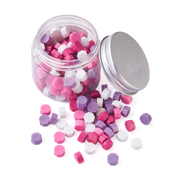 Wax Seal Beads - Pink/Purple 170 pcs
