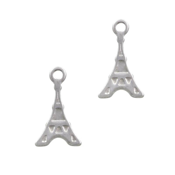 Bedel Eiffeltoren Antiek Zilver (Stainless Steel)