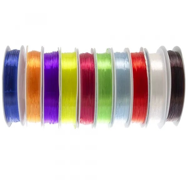 Elastic thread 0.5 mm Roll 20 mtr Colored