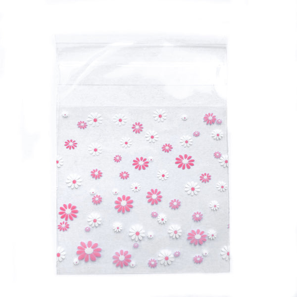 Bag With Adhesive Strip Little Daisy 10x7cm (10 pieces)