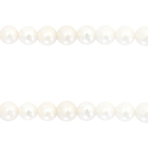 Freshwater Pearl Round 6mm White