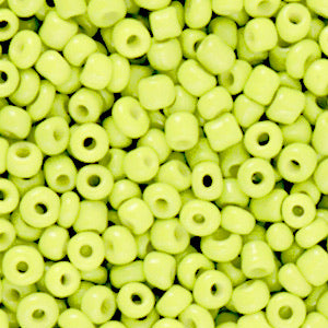3mm Rocailles Neon Yellow