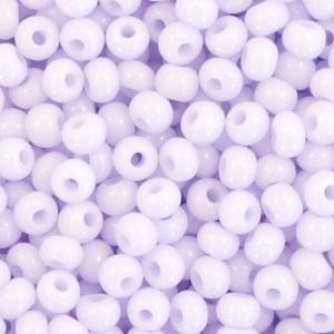 4mm Seed beads Preciosa Opaque-soft purple