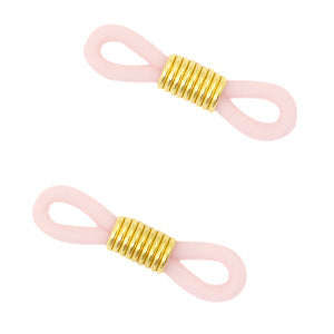 Glasses Cord End Pink - Gold